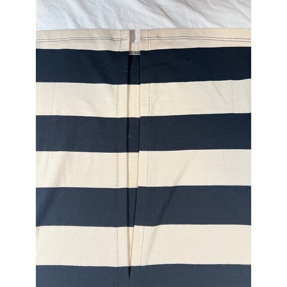 Free People Womens Striped Maxi Skirt SZ M Black & Beige Cotton/Spandex - Picture 6 of 8